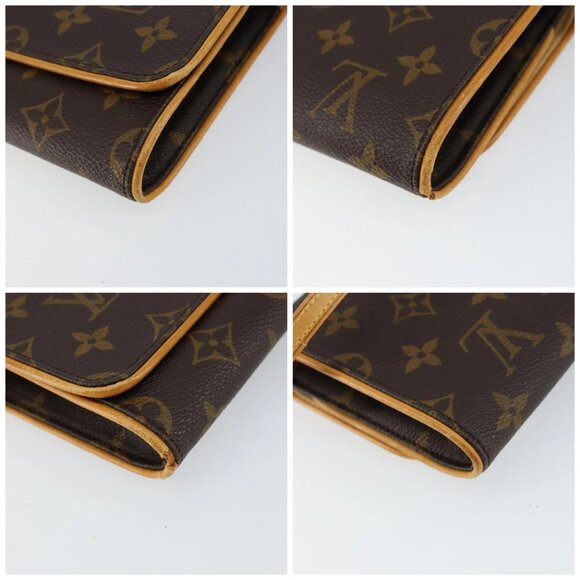 LOUIS VUITTON Monogram Pochette Twin GM Shoulder Bag M51852 LV Auth gh1026 - Picture 14 of 16